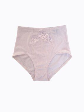 Vtg Pink Floral Satin Panties XS/S High Waist Coquette Y2K Balletcore Soft Girl